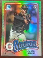 2024 Bowman Rookie of the Year Favorites #ROY-11 Marco Luciano Giants Refractor