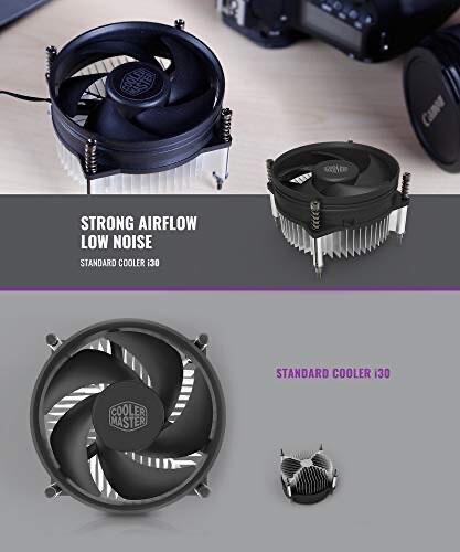 Cooler Master i30 CPU Cooler, Intel LGA 115X/1200, NEW, RH-I30-26FK-R1 - Afbeelding 4 van 8
