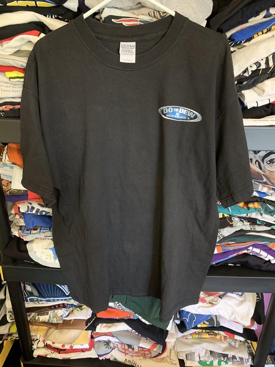 Men in Black II Mountain Dew ヴィンテージ Tシャツ Vintage 2002 Men In Black 2 Promo Mtn Dew Tshirt Adults Xl