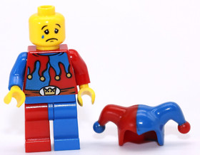 LEGO Castle Fantasy Era Jester - dual face Minifigure 7079 (cas403a)
