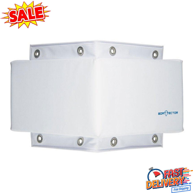 NEW Boat Corner Dock Bumper UV Resistant Foam Padding 4 Grommets Anti-tear Large