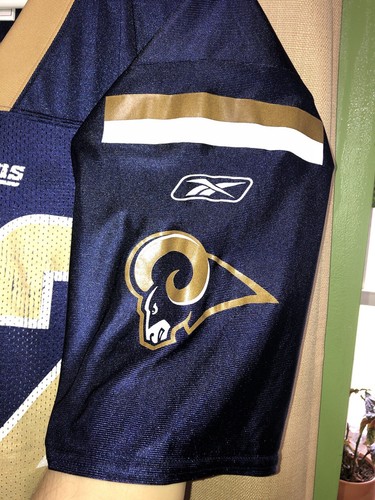 VINTAGE REEBOK Chris Long #72 ST. LOUIS RAMS Blue NFL Jersey Men’s Size M *Read* - Picture 10 of 22