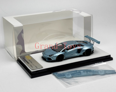 PGM 1:64 Ice Blue LBWK Aventador LP700-4 Sports Model Diecast