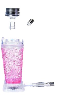 Buy One Get OneFree Portable Shisha Pipe Hookah LED Acrylic Different Color