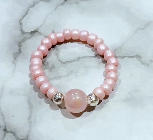 GORGEOUS STACKABLE BEADED STRETCH RINGS - CHOOSE COLOUR - Picture 19 of 29