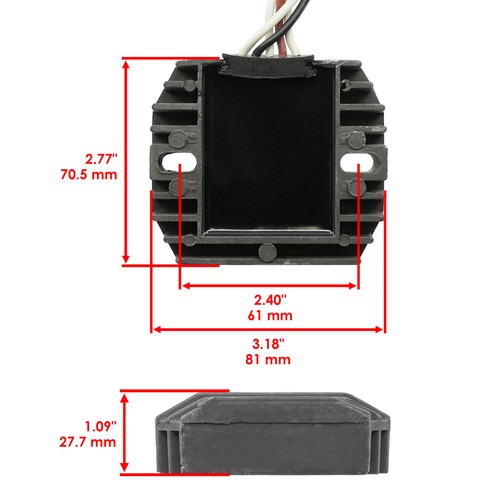 Regulator Rectifier for Suzuki GS1100E Gs 1100E GS1100G Gs 1100G 1982-1983 - Picture 2 of 7