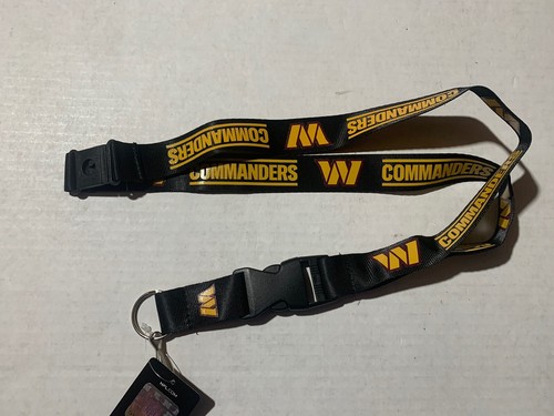 Washington Commanders NFL Official Black Lanyard - Picture 2 of 4