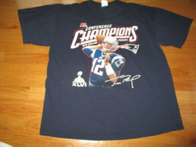 シャツ New England Patriots Tom Brady NEW ENGLAND PATRIOTS Conference Champions TOM BRADY (MD) T