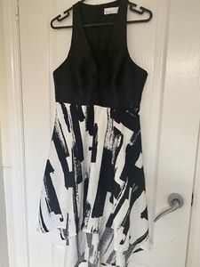 black and white dresses myer