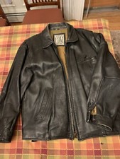 Heavy Distressed Leather Coat