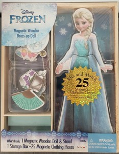 elsa magnetic doll