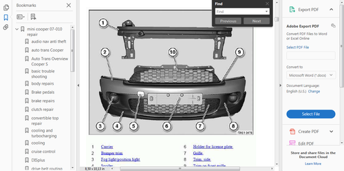WERKSTATTHANDBUCH SERVICE & REPARATURANLEITUNG für MINI COOPER S 2006-2013 - Bild 4 von 5