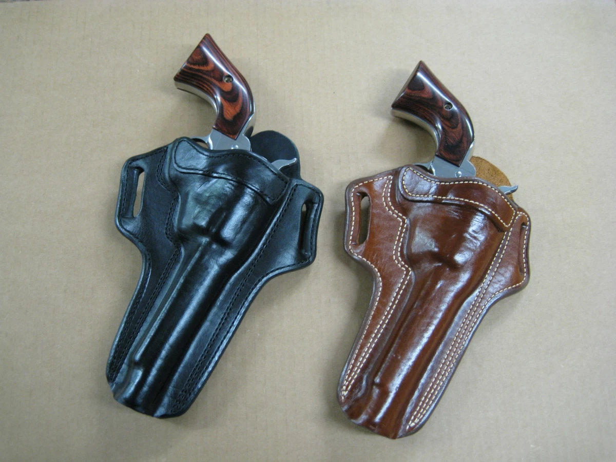 AZULA Leather Pancake Single Action Revolver Holster For..Choose Gun Model  -1