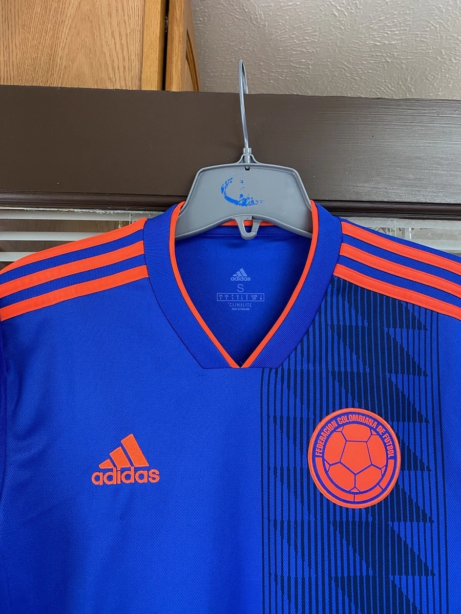 ADIDAS COLOMBIA 2018 AWAY JERSEY BLUE - Soccer Plus