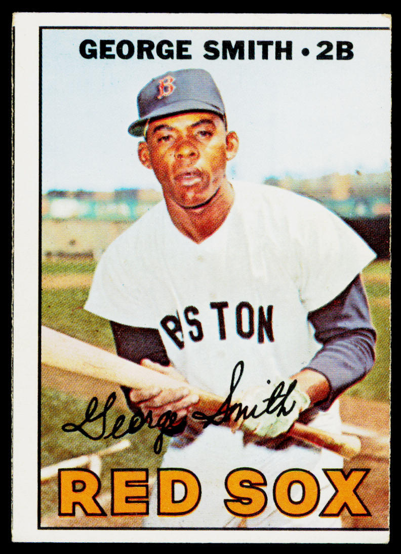 1967 Topps George Smith 444 Boston Red Sox