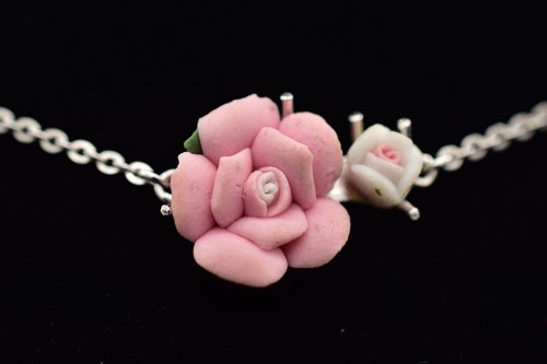 Christian Dior Vintage Crystal Choker Necklace Flower CD Charm Signed 90s BinBM - Picture 4 of 16