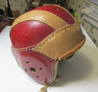 VINTAGE HUTCH H18 FOOTBALL HELMET LEATHER NO FACEGUARD ANTIQUE EXC RARE OLD SPOR — photo 1