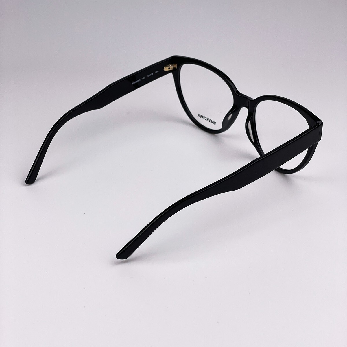 Balenciaga Women Eyeglasses Black Demo Cat Eye BB0064O  display picture 1