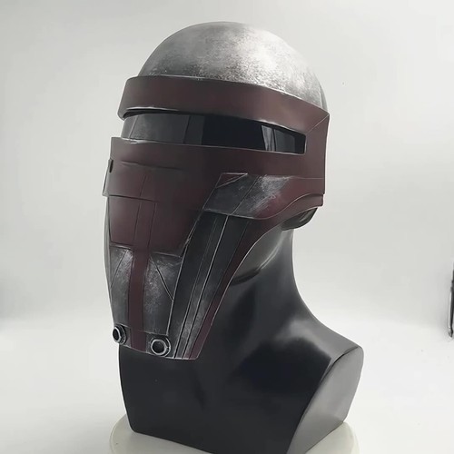 Película Star Wars Caballero Jedi Darth Revan Máscara de Resina Casco Usable Juegos con disfraces utilería - Imagen 9 de 12