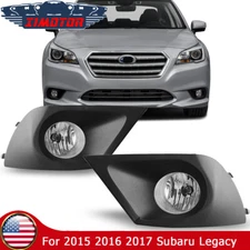 For 2015 2016 2017 Subaru Legacy Pair Fog Lights Driving Bumper Lamps w/Wiring