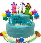 Unbranded Happy Party Supply-Cake Toppers