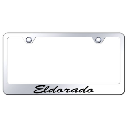 Stainless Steel License Plate Frame Script Name for Cadillac Eldorado - AUGD3006