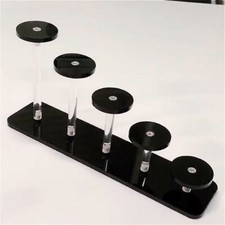 1pcs Acrylic Ladder Display Shelf Stand Showcase for Toys Cosmetics Desk Display