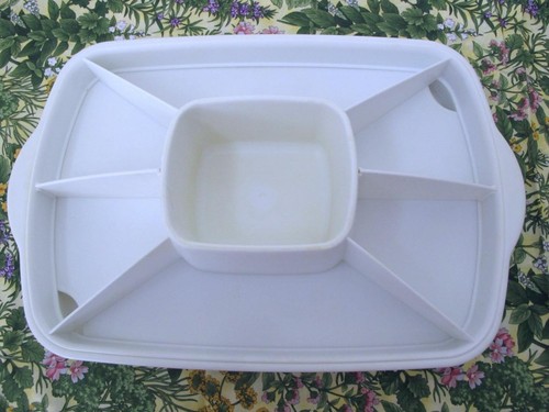 Pampered Chef Chillzanne Rectangle Server with Lid 2781 Deviled Egg Tray 13" - Bild 4 von 11