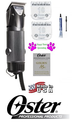 OSTER オスター ゴールデン A5 クリッパー、2速クリッパー Pet Grooming Oster GOLDEN A5 2-Speed CLIPPER SET&2 Cryogen-X 10