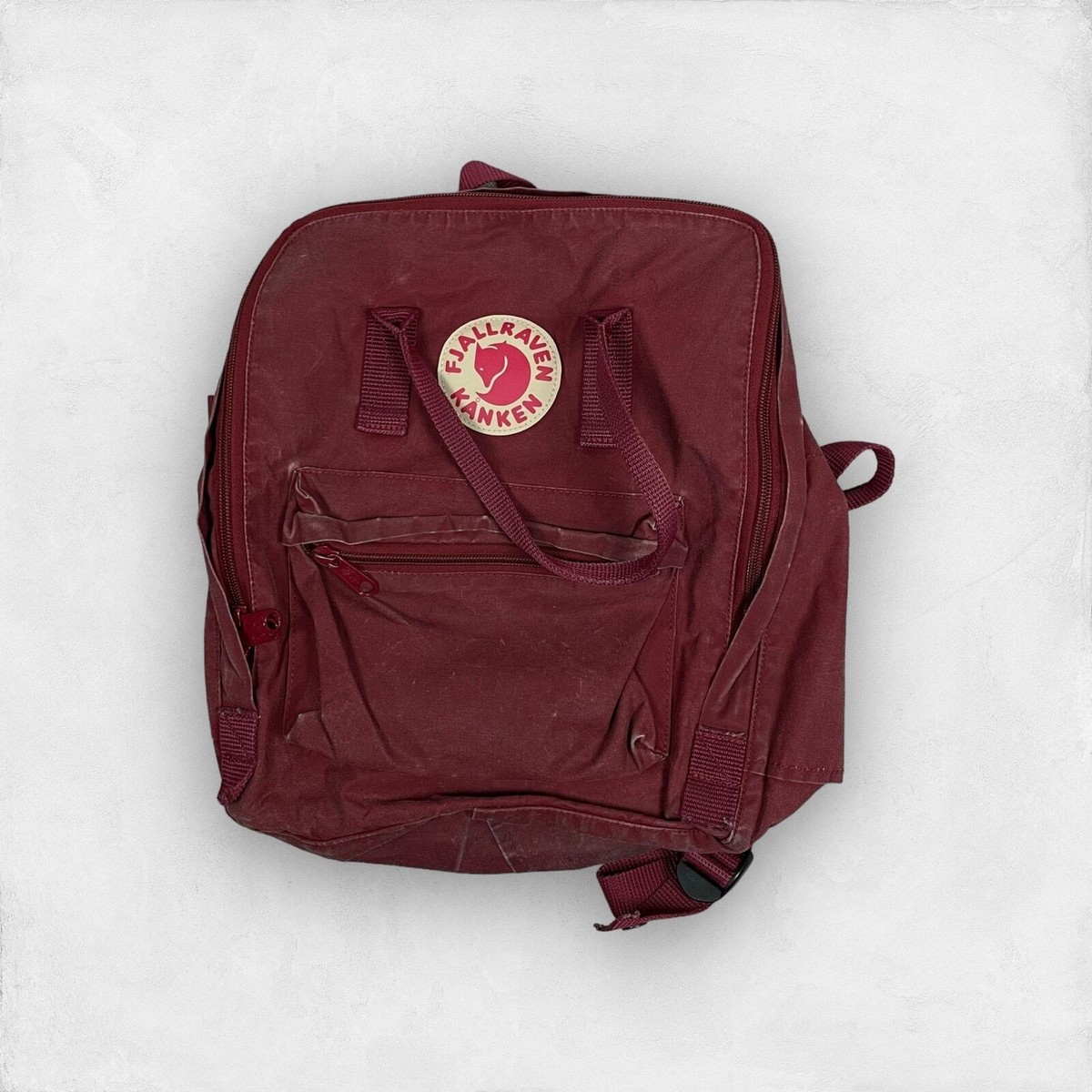Fjallraven Kanken Men's Maroon Everyday Outdoor Backpack Bag