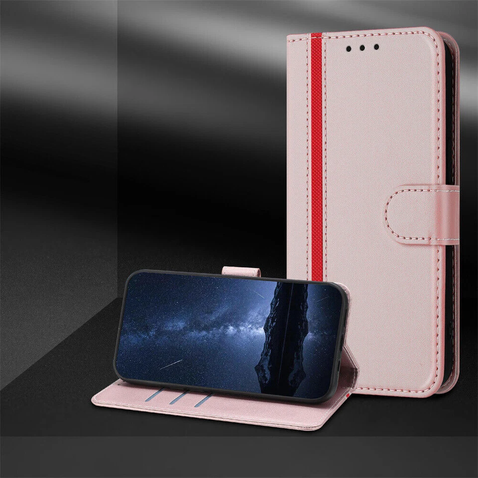 Splice Leather Wallet Phone Case for Xiaomi Redmi 14C K80 13C K70E K60 12 9 A3 - Image 2 of 4