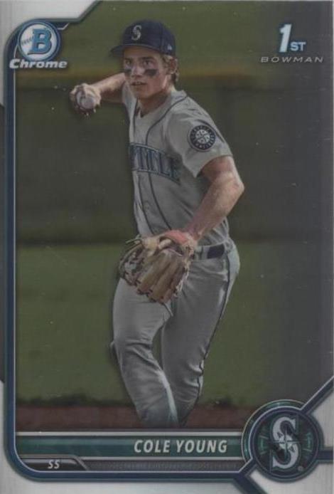2022 Bowman Draft - Cole Young #BDC-112 - 1 of 1