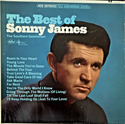 Sonny James  THE BEST OF SONNY JAMES LP  Capitol ST2615 Stereo 1967 Play Tested