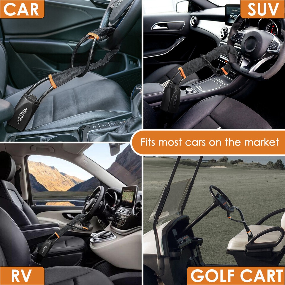 Steering Wheel Lock The Club Wheel Lock for Cars Seat Belt Lock Anti