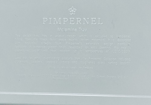 Pimpernel Tuscan Palette Melamine Sandwich Serving Tray Fruit 15.25" x 8.25" NEW - Picture 4 of 10