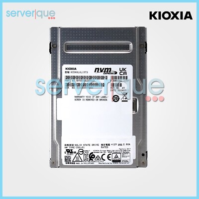 KCD6XLUL15T3 KIOXIA 15.36TB CD6-R PCIe 4.0 x4 TLC RI 2.5'' Solid State Drive