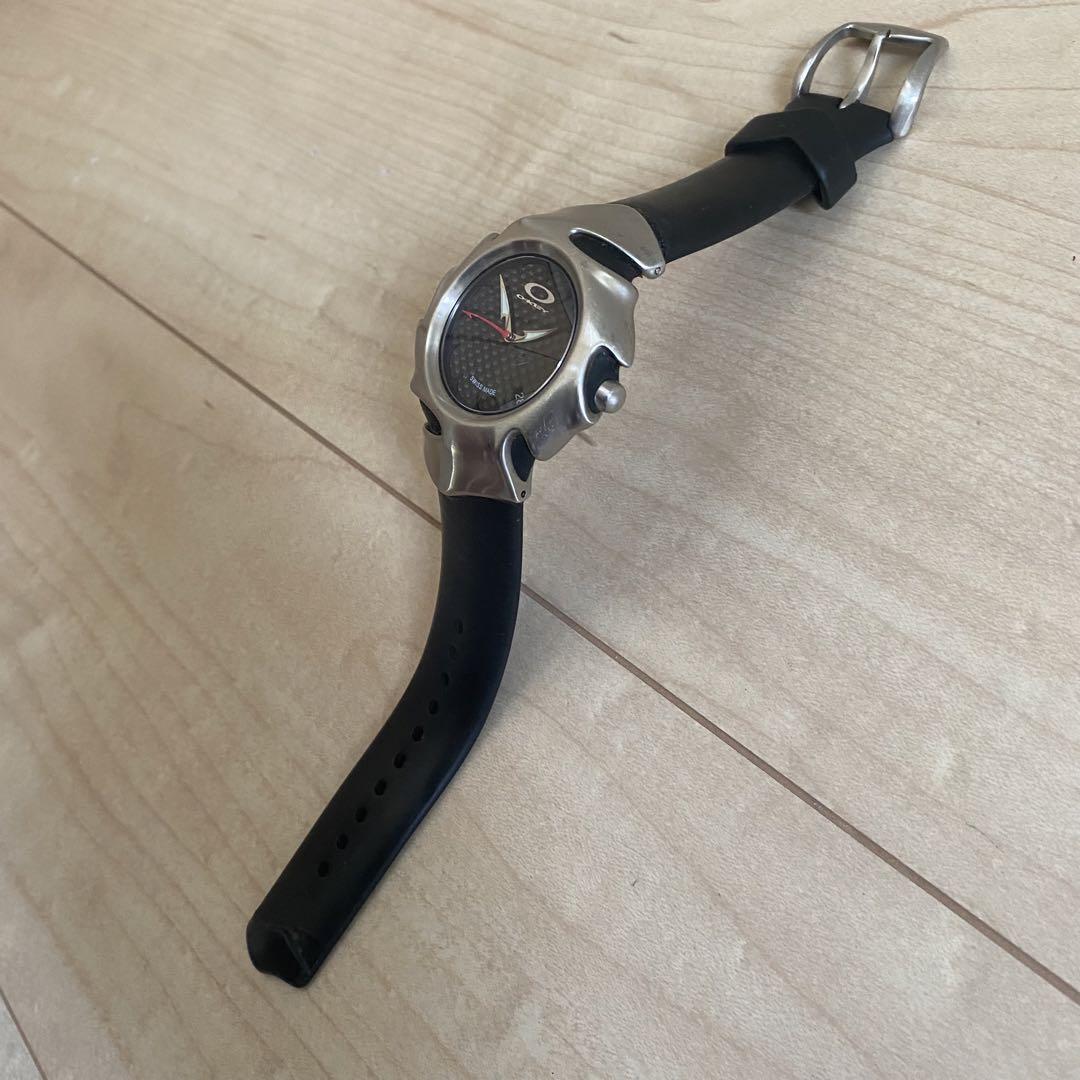 時計 Oakley carbon black Oakley Blade Watch Black Carbon Dial Swiss Quartz Sapphire