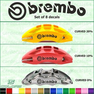 Brembo-X-8pcs-Decal-Sticker-Brake-Caliper-Graphics-Emblem-Logo-Vinyl-High-Temp-S