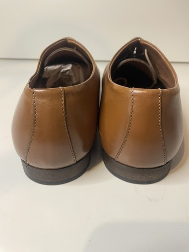Jones The Bookmaker Shoes UK 10 Tan Brown Oxford Lace Ups Leather - Picture 5 of 9