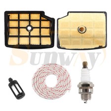 2x Kit manutenzione filtro aria per candela motosega STIHL MS200 MS200T 020 020T