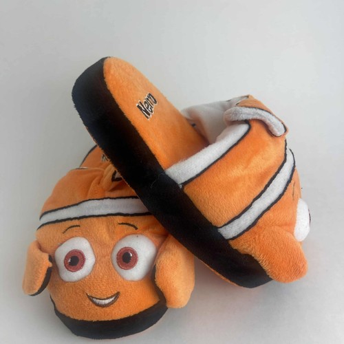 Disney Store Finding Nemo Slippers Child Youth Size 1-2 Clown Fish NEW No Box - Picture 5 of 6