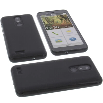 BLUE-HANDY Funda protectora para móvil Emporia Smart 3 Mini TPU negra