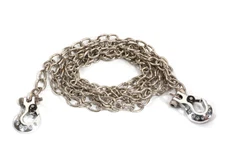 Realistic 1/10 Scale Metal Drag Chain w/ Tow Hooks for Off-Road Crawler