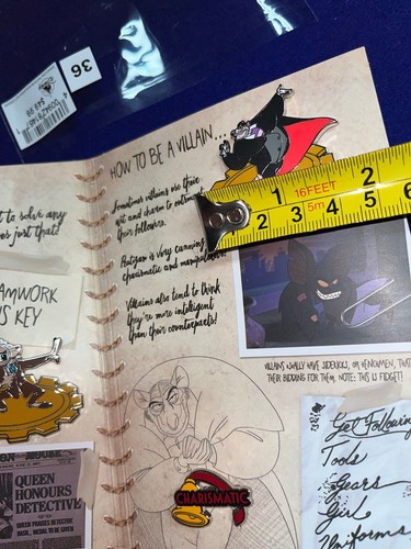 Disney Heroes VS Villains Event Die große Maus Detektiv Pin 4er Set LE 750 - Bild 7 von 8