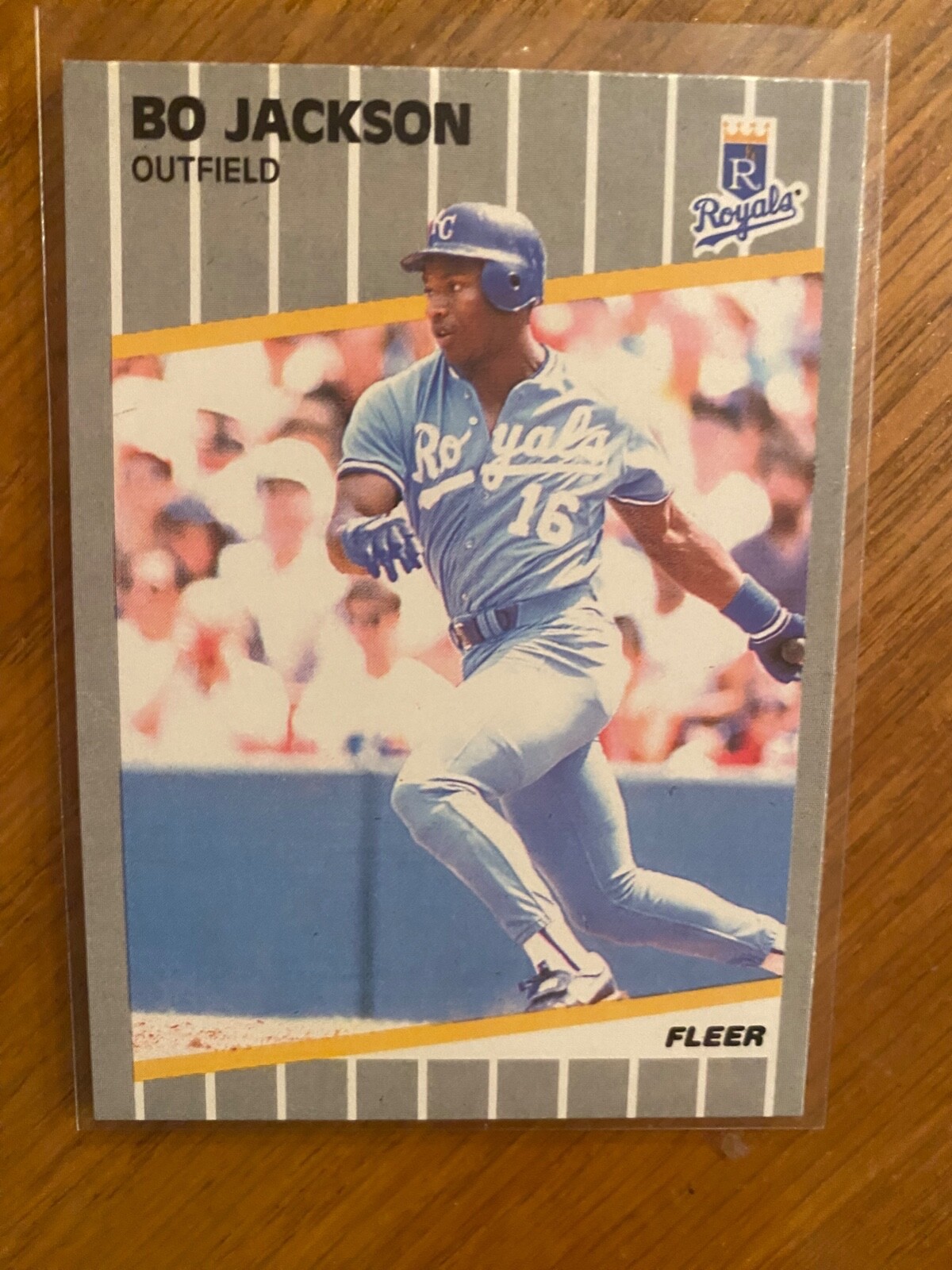 Bo Jackson 1989 Fleer Baseball Card #285
