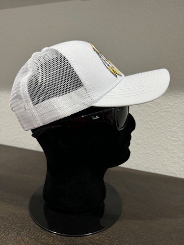 Retro Throwback Washington Redskins Logo weiß Trucker Netz Druckknopflasche Mütze NEU - Bild 3 von 6