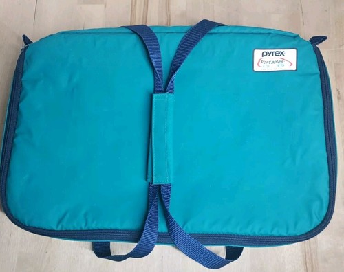 Pyrex tragbare Way To Go isolierte Tragetasche mit Reißverschluss 16 x 10 x 3 - Bild 1 von 12