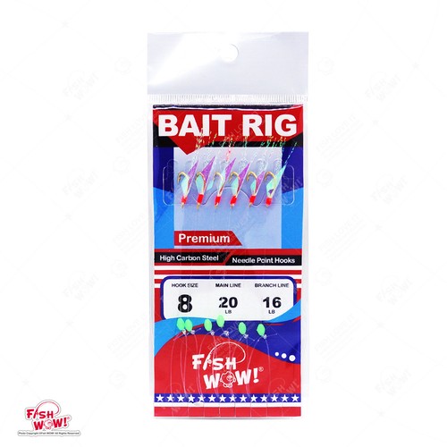 Fishing Sabiki Piscatore Bait Rig Lure Gold 6-hook Size 1/0,2,4,6,8,10,12,14 lot - 第 8/11 張圖片