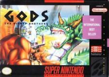 Gods Super Nintendo Cosmetically Flawed Cartridge