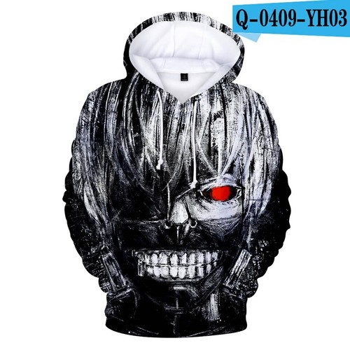 New Tokyo Ghoul Hoodies Sweatshirts Men Women 3D Print Pullover Hoodie Clothing - Bild 8 von 35